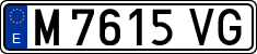 License plates of Spain, 1971 year series