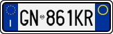 License plate of Italy, Cars (1994 year series)