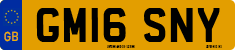 License plate of the United Kingdom, 2001 year system