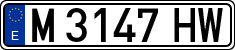 License plates of Spain, 1971 year series