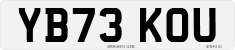 License plate of the United Kingdom, 2001 year system