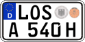 German license plate, Plates for oldtimers (type 