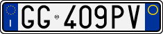 License plate of Italy, Cars (1994 year series)