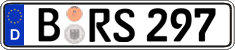 German license plate, Regular plates