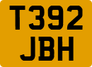 License plate of the United Kingdom, 1983 year system