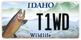 Idaho, Specialty plates