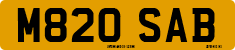 License plate of the United Kingdom, 1983 year system