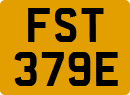 License plate of the United Kingdom, 1963 year system