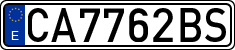 License plates of Spain, 1971 year series