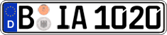 German license plate, Regular plates