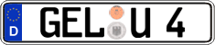 German license plate, Regular plates
