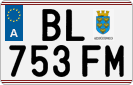 License plate of Austria, Regular plates
