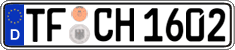 German license plate, Regular plates