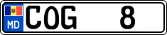 License plate of Moldova, Cars (2015)