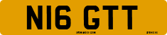 License plate of the United Kingdom, 1983 year system