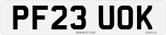 License plate of the United Kingdom, 2001 year system