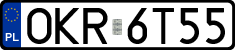 License plates of Poland, Regular car plates