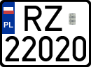 License plates of Poland, Regular car plates