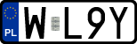 License plates of Poland, Regular car plates