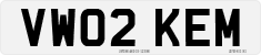 License plate of the United Kingdom, 2001 year system