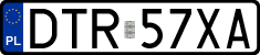License plates of Poland, Regular car plates