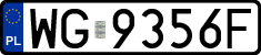 License plates of Poland, Regular car plates
