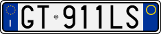 License plate of Italy, Cars (1994 year series)