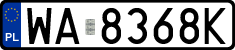 License plates of Poland, Regular car plates