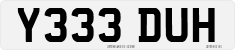 License plate of the United Kingdom, 1983 year system