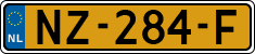 License plate of the Netherlands, Cars