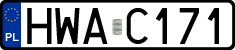 License plates of Poland, Authorities