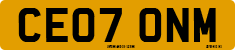 License plate of the United Kingdom, 2001 year system