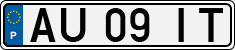 License plate of Portugal, Regular plates