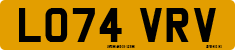 License plate of the United Kingdom, 2001 year system