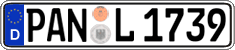 German license plate, Regular plates