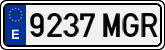 License plates of Spain, Ordinary (2000)