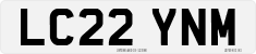 License plate of the United Kingdom, 2001 year system