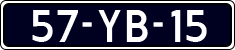 License plate of the Netherlands, Imported oldtimers (cars)