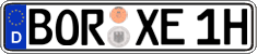 German license plate, Plates for oldtimers (type 