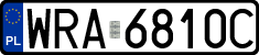 License plates of Poland, Regular car plates