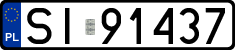 License plates of Poland, Regular car plates