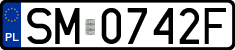 License plates of Poland, Regular car plates