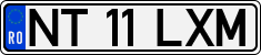 License plate of Romania, Regular plates