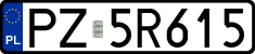 License plates of Poland, Regular car plates