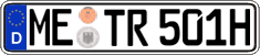 German license plate, Plates for oldtimers (type 