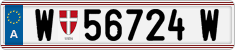 License plate of Austria, Regular plates