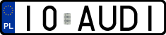 License plates of Poland, Vanity Plates