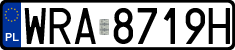 License plates of Poland, Regular car plates