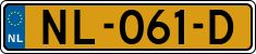 License plate of the Netherlands, Cars