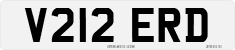 License plate of the United Kingdom, 1983 year system